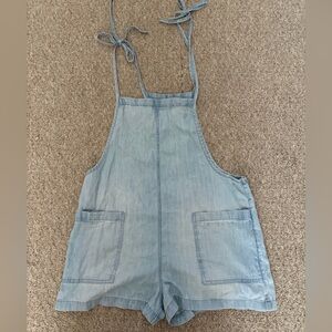 light jean aerie romper